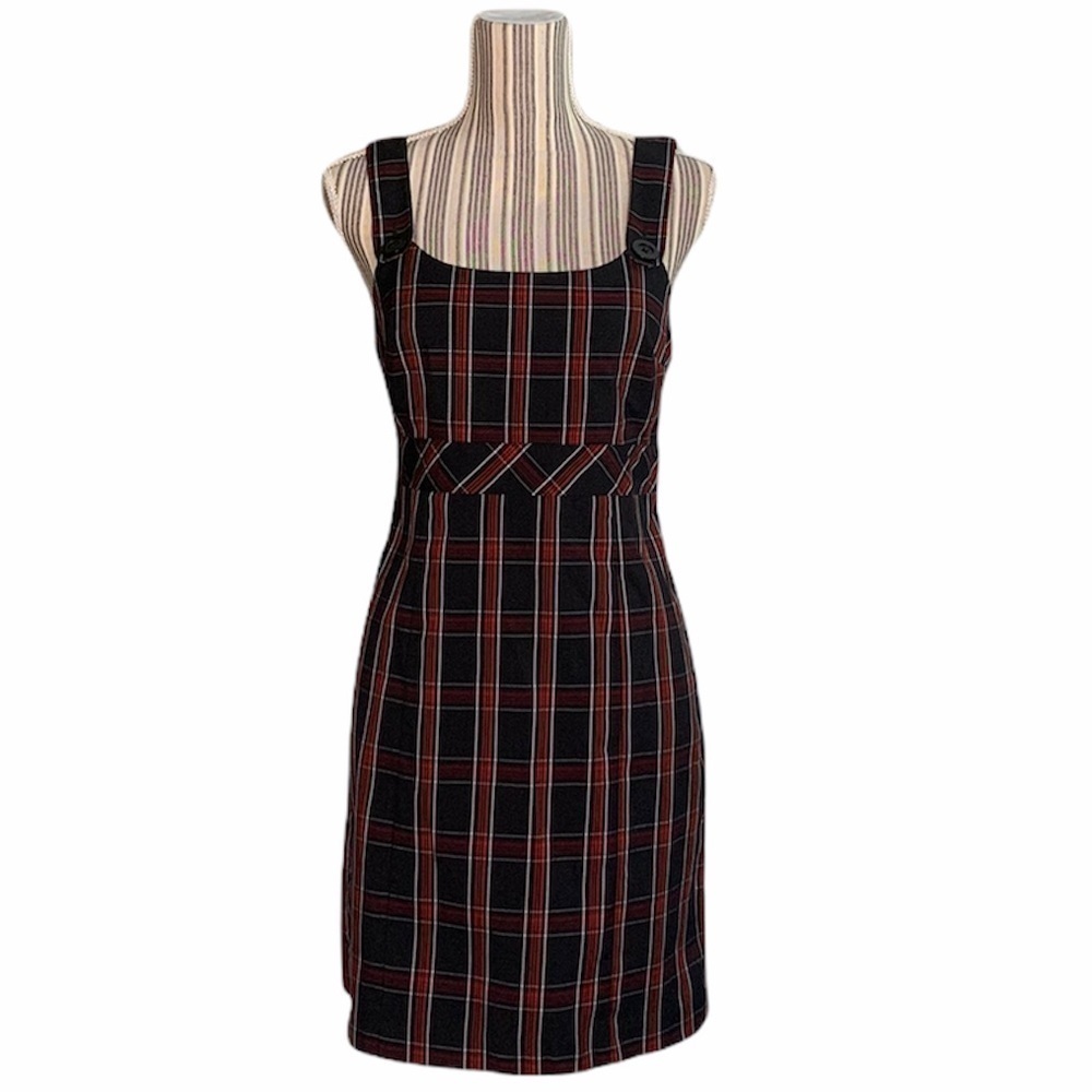 No Boundaries Plaid Dress